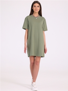 Платье женское Апрель 1ЖПК3857804 хаки 84-92/164
