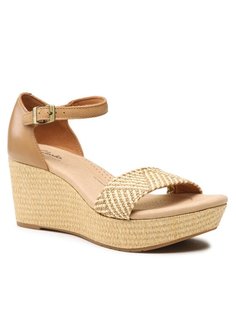 Босоножки женские Clarks Rose Ease 26171322 бежевые 37.5 EU