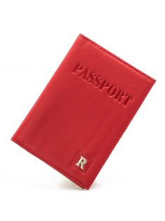 Обложка для паспорта мужская REDMOND KHG114RD красная