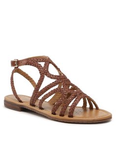 Сандалии женские GEOX D Sozy S D35LXA00081C0013 коричневые 39 EU