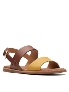 Сандалии женские Clarks Karsea Strap 26171873 коричневые 37 EU