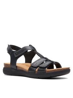 Сандалии женские Clarks April Cove 26170510 черные 37 EU