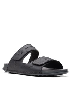 Сланцы мужские Clarks Crestview Easy 26164772 черные 42 EU