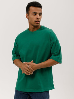 Футболка унисекс Little Secret uz200327 зеленая L