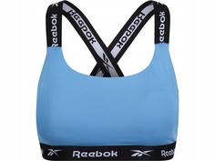 Топ спортивный Reebok для женщин, укороченный, U4_F9763_RBK, голубой, L