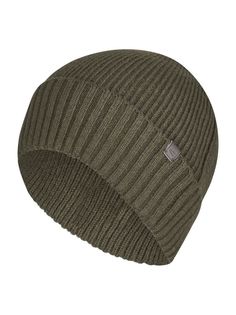 Шапка бини мужская Camel Active 406500-8M50 оливковый