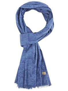 Шарф мужской Camel Active 407150-1V15 синий, 185x45 см