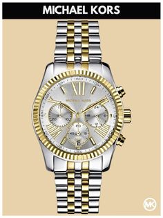 Наручные часы женские Michael Kors M5955K золотистые/серебристые