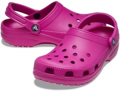 Сабо унисекс Crocs Classic FFn 10001-6SV розовые 38-39 RU