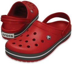 Сабо унисекс Crocs Crocband красные M4 US