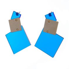 Серьги из бижутерного сплава Moon Paris MU-23.04-009 акрил