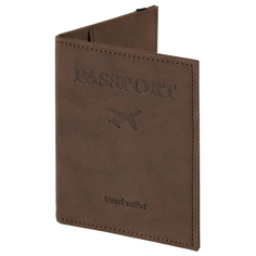 Обложка для паспорта унисекс Brauberg 238204, коричневый