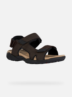 Сандалии мужские GEOX U3550A0EK11C6009 коричневые 42 EU