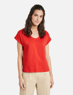 Футболка женская Gerry Weber 870061-44019-60699 красная 34