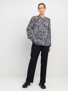 Блуза женская Gerry Weber 160008-31406-9089 синяя 40