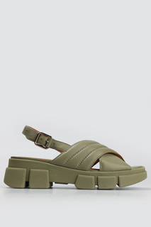 Босоножки женские GEOX D35PSA00085C3012 хаки 38 EU