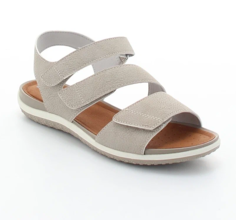 Сандалии женские GEOX D35R6A000EKC5004 серые 37 EU