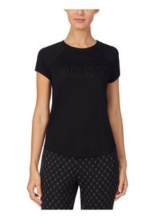 Футболка женская DKNY y2422440 черная XL