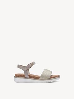 Сандалии женские Tamaris 1-1-28718-20-402 бежевые 37 RU