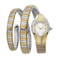 Наручные часы женские Just Cavalli JC1L168M0075 серебристые/золотистые