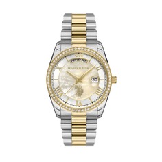 Наручные часы женские U.S. POLO Assn. USPA2054-07 серебристые/золотистые