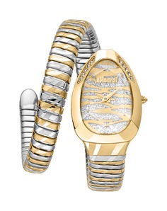 Наручные часы женские Just Cavalli JC1L225M0075 серебристые/золотистые