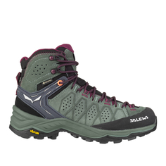 Ботинки женские Salewa Ws Alp Trainer 2 Mid Gtx 00-0000061383_5085 зеленые 5.5 UK