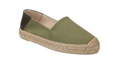 Эспадрильи женские GEOX D35V0C01043C3009 хаки 38 RU