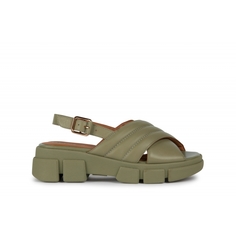 Босоножки женские GEOX D35PSA00085C3012 хаки 39 EU