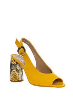 Босоножки женские Milana 2016701 желтые 40 RU