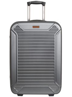 Чемодан унисекс FUSION FTS-1003 grey/orange, 67x44x25 см