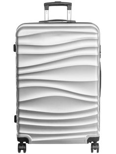Чемодан унисекс FUSION FTS-1006 silver, 76x49x30 см