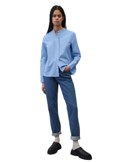 Блузка Marc O’Polo Denim женская, 342110542127, размер L, голубая