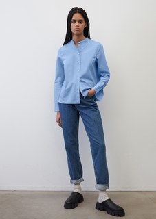 Блузка Marc O’Polo Denim женская, 342110542127, размер S, голубая