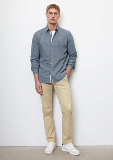 Рубашка Marc O’Polo мужская, B21739242458, размер XXL, синяя
