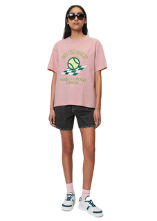 Футболка Marc O’Polo Denim женская, 343244151201, размер XS, розовая