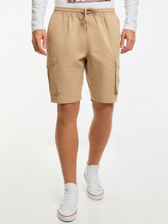 Шорты мужские oodji 2L730001M-2 бежевые 48 EU