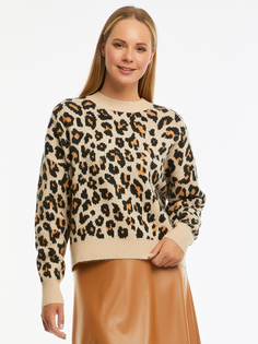 Джемпер женский oodji 63807389 бежевый XS