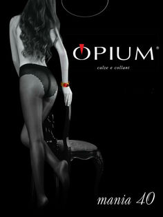 Колготки женские Opium Mania40nero4 черные 4