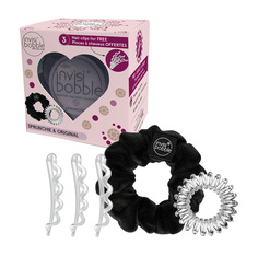 Набор (заколки+резинки) invisibobble Sprunchie&Original Heart Style Set Crystal Clear