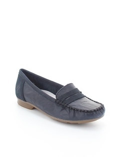 Мокасины женские Rieker 782320 синие 9.5 US