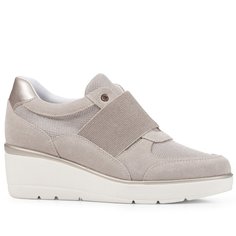 Полуботинки женские GEOX D35RAA022ASC6738 серые 39 EU