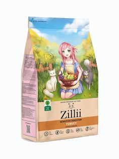 Сухой корм для кошек Zillii Индейка с чувствительным пищеварением 2 кг