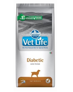 Сухой корм для собак Farmina Vet Life Diabetic, при диабете, курица, 12кг