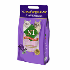 Наполнитель для кошачьих туалетов N1 Crystals Lavender силикагелевый, лаванда, 30 л