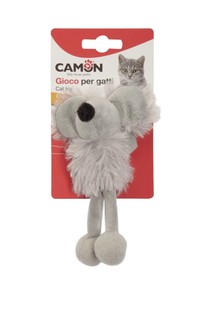 Игрушка для кошек Camon Плюшевая мышь с большими ушами и мятой