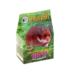 Сухой корм для хомяков Бриллиант 0,3 кг