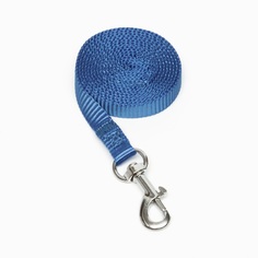 Пижон Поводок 120 х 1 см, полиэстер, синий