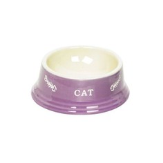 Миска для домашнего питомца Nobby Cat фиолетовая 14x4,8 см 0,14 л