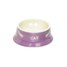 Миска для домашнего питомца Nobby Cat фиолетовая 14x4,8 см 0,14 л